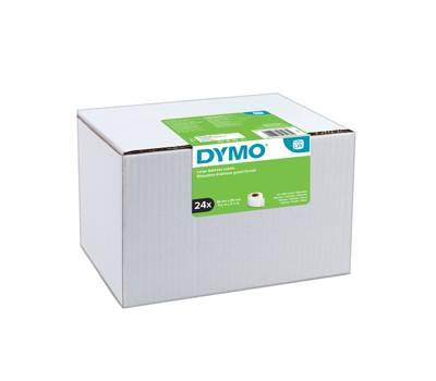 Rotolo etichette indirizzi estesi - 36 x 89 mm - bianco - 260 etichette-rotolo - LW - value pack 24 pezzi - Dymo - S0722390 - 5411313131872 - DMwebShop