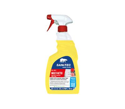 Sgrassatore disinfettante Multi Activ Limone - 750 ml - Sanitec - 1838-S - 8054633838013 - DMwebShop