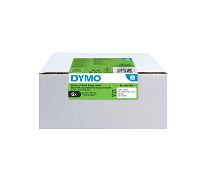 Rotolo etichette spedizione-badge - 54 x 101 mm - bianco - 220 etichette-rotolo - value pack 6 pezzi - Dymo - 2093092 - 3026980930929 - DMwebShop