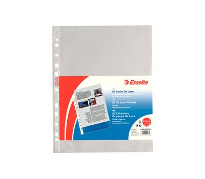 Buste forate CopySafe DeLuxe buccia 22 x 30 cm trasparente Esselte 395097600 - 4148