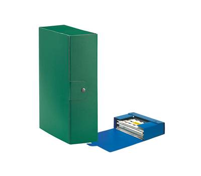 Scatola progetto Eurobox - dorso 10 cm - 25 x 35 cm - verde - conf. 5 pezzi - Esselte - 390330180 - 48356A - DMwebShop