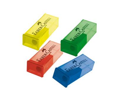 Temperamatite con contenitore - 1 foro - conf. 25 pezzi - Faber Castell - 581525 - 7891360635598 - DMwebShop Temperamatite con contenitore - 1 foro - conf. 25 pezzi - Faber Castell - 581525 - 7891360635598 - DMwebShop