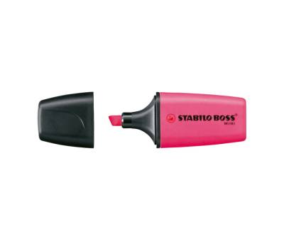 Evidenziatore Boss Mini - punta a scalpello - tratto 2 - 5 mm - rosa 56 - conf. 10 pezzi - Stabilo - 07/56 - 4006381197601 - DMwebShop