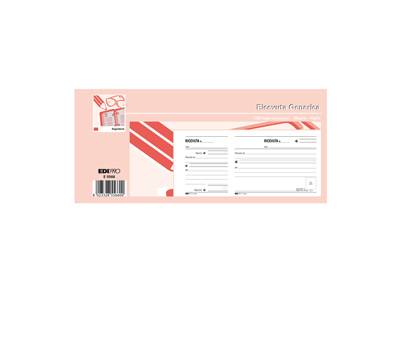 Blocco ricevute generiche - uso mano - 11 x 21 cm - 100 fogli - Edipro - E5566 - 8023328556600 - DMwebShop