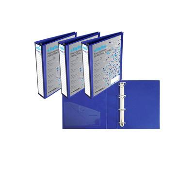 Raccoglitore personalizzabile KingShow 4 anelli a D 25 mm dorso 4 cm 22 x 30 cm blu Starline 1410210 BLEU - 17104