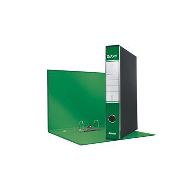 Registratore Oxford G84 - dorso 5 cm - protocollo - 23 x 33 cm - verde - conf. 8 pezzi - Esselte - 390784180 - 8004157744185 - DMwebShop