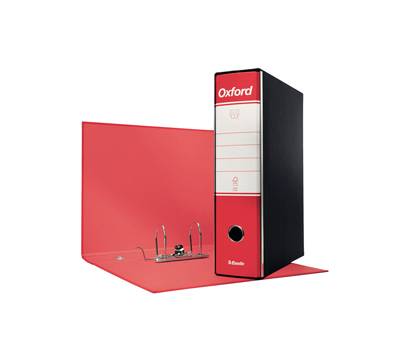 Registratore Oxford G85 - dorso 8 cm - protocollo - 23 x 33 cm - rosso - conf. 6 pezzi - Esselte - 390785160 - 8004157745168 - DMwebShop