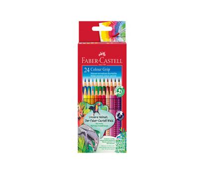 Matite colorate Color Grip - acquerellabili - scatola 24 pezzi - Faber Castell - 112424 - 4005401124245 - DMwebShop
