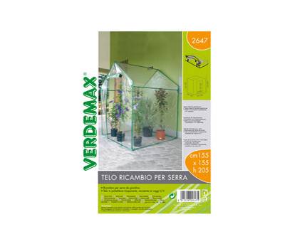 Telo di ricambio - per serra a casetta Clematis - Verdemax - 2647 - 8015358026475 - DMwebShop