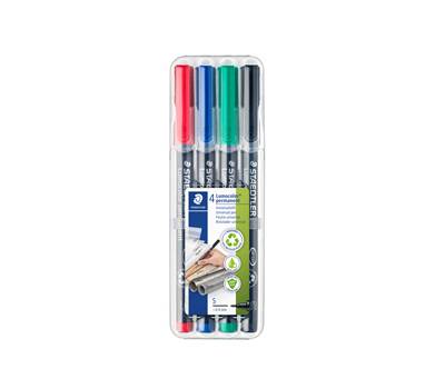 Pennarello Astucci Lumocolor permanent 313 - punta 4 mm - colori assortiti - Staedtler - 313WP4 - 4007817308431 - DMwebShop