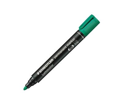 Marcatore Lumocolor permanent 352 - punta tonda - tratto - 2 mm - verde - conf. 10 pezzi - Staedtler - 352-5 - 4007817304402 - DMwebShop
