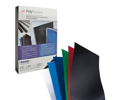 Copertine PolyOpaque - A4 - 300 micron - PPL bianco coprente - conf. 100 pezzi - GBC - IB386817 - 13465386817 - DMwebShop