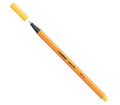 Fineliner Point 88 - punta 0,4 mm - giallo 44 - conf. 10 pezzi - Stabilo - 88/44 - 4006381105293 - DMwebShop
