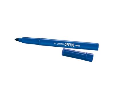 Pennarelli Office punta feltro - punta maxi - 0,8 - 2 mm - blu - conf. 12 pezzi - Tratto - 731601 - 8000825731716 - DMwebShop