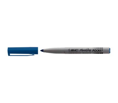 Marcatori permanente Marking a base d'alcool - punta pocket tonda 1,1 mm - blu - conf. 12 pezzi - Bic - 8209012 - 3086121445064 - DMwebShop