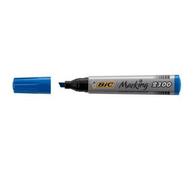 Marcatori permanente Marking a base d'alcool - punta scalpello 3,7 - 5,5 mm - blu - conf. 12 pezzi - Bic - 8209253 - 3086122300065 - DMwebShop