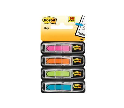 Segnapagina Index Mini Freccia - 4 colori vivaci - conf. 96 pezzi - Post-it - 7000144925 - 21200508790 - DMwebShop