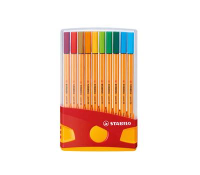 Fineliner Point 88 - colori assortiti - conf. color Parade 20 pezzi - Stabilo - 8820-03 - 4006381363976 - DMwebShop