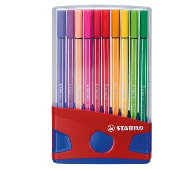 Pennarello Pen 68 - colori assortiti - astuccio Color Parade 20 pezzi - Stabilo - 6820-04 - 4006381372213 - DMwebShop