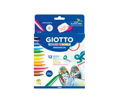 Pennarelli - Decor Textile - per tessuto - astuccio 12 pennarelli - Giotto - 494900 - 8000825495007 - DMwebShop