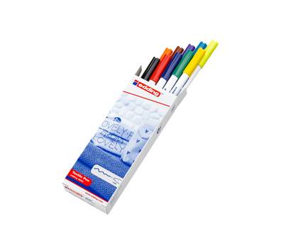 Marcatore per tessuto 4600 - punta tonda - 1 mm - 10 colori assortiti - Edding - E-4600-10 S 999 - 4004764787227 - DMwebShop