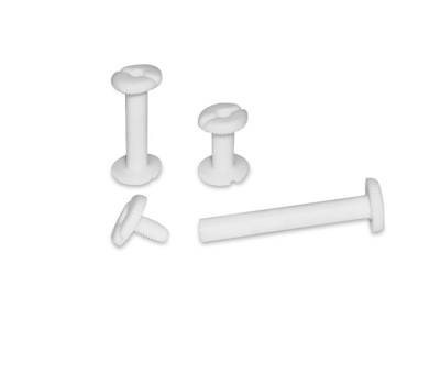 Viti sepolte - plastica - 10 mm - bianco - conf. 20 pezzi - Cwr - 06301 - 8004957063011 - DMwebShop