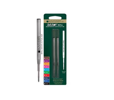 Refill per sfera Montblanc - punta media - blu - conf. 2 pezzi - Monteverde - J222303 - 20080333884922 - DMwebShop