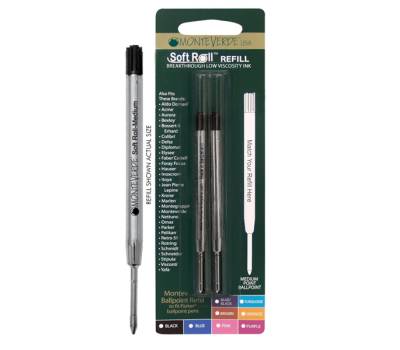 Refill per sfera Parker - punta media - blu - conf. 2 pezzi - Monteverde - J221303 - 80333901762 - DMwebShop