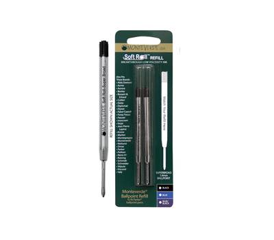Refill per sfera Parker - punta large - blu - conf. 2 pezzi - Monteverde - J221503 - DMwebShop