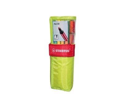 Pennarello Pen 68 - colori assortiti - rollerset verde 25 pezzi - Stabilo - IT6825/068 - 4006381426343 - DMwebShop