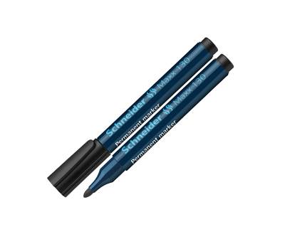 Marcatore permanente Maxx 130 - punta conica - tratto - 1 - 3 mm - nero - conf. 10 pezzi - Schneider - P113001 - 4004675006370 - DMwebShop