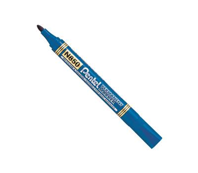 Marcatore permanente N850 - punta tonda - blu - Amiko - conf. 12 pezzi - Pentel - N850-CE - 4902506071385 - DMwebShop