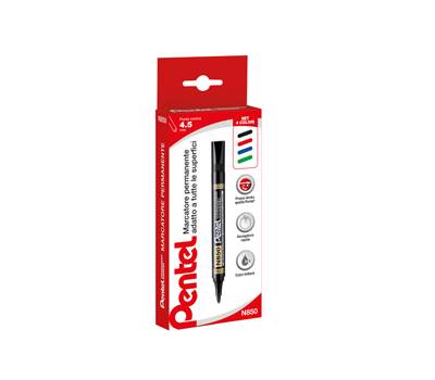 Marcatore permanente N850 - punta tonda - astuccio 4 colori assortiti - Amiko - Pentel - 0100861 - 8006935008618 - DMwebShop