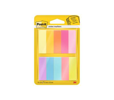 Segnapagina in carta - 12,7 x 44 mm - 10 colori assortiti - conf. 500 pezzi - Post-it - 7100234524 - 51141380469 - DMwebShop