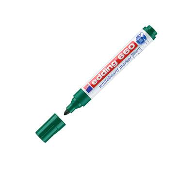 Marcatore 660 per lavagne bianche - punta conica - 1,5 - 3 mm - verde - conf. 10 pezzi - Edding - E-660004 - 4004764850181 - DMwebShop