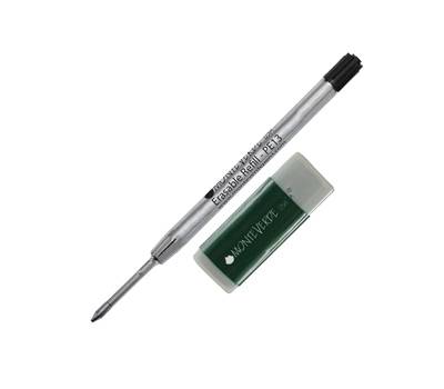 Refill cancellabile per sfera Parker - nero - punta media - blister 1 refill + gomma - Monteverde - J221341 - 80333920022 - DMwebShop