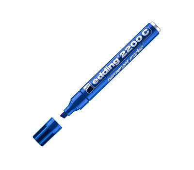 Marcatore permanente 2200c punta a scalpello da 1 a 5 mm blu - 15768
