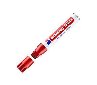 Marcatore permanente 850 punta scalpello da 5 a 16 mm rosso - 15805