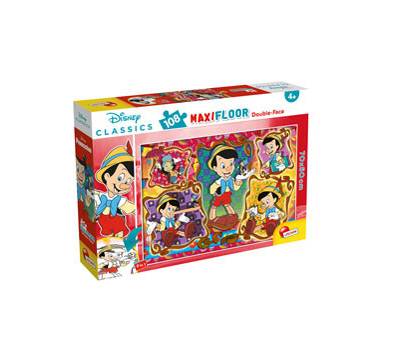 Puzzle supermaxi pinocchio 108 pezzi 70 x 50 cm - Lisciani - 31757. - 8008324031757 - DMwebShop