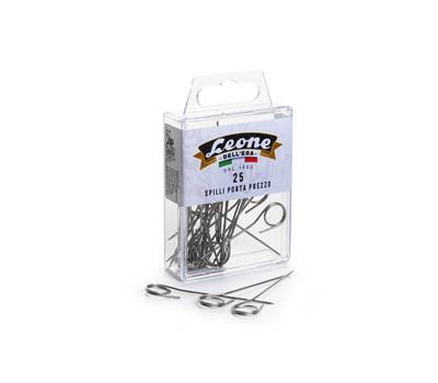 Spilli portaprezzi inox - conf. 25 pezzi - Leone dell'era - APSIPP - 8007979008459 - DMwebShop