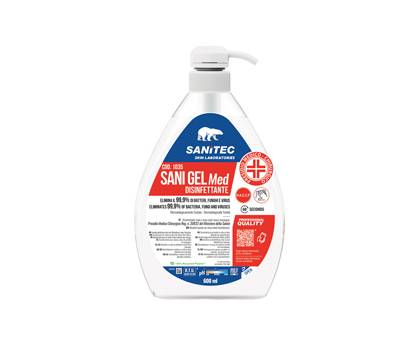 Sani Gel Med igienizzante mani - 600 ml - Sanitec - 1035 - 8054633839423 - DMwebShop Sani Gel Med igienizzante mani - 600 ml - Sanitec - 1035 - 8054633839423 - DMwebShop