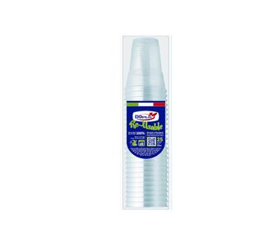 Bicchieri Diamant riutilizzabili polistirene - 350 ml - conf. 25 pezzi - Dopla - 22635 - 8005090016797 - DMwebShop