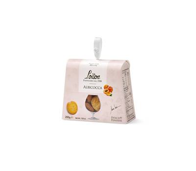 Biscotti al burro Albicocca in astuccio 200 gr Loison 1101A - 3770