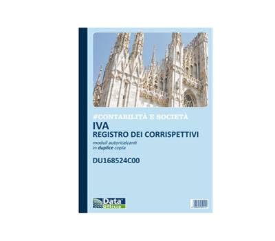 Registro corrispettivi mensili 24x2 autoricalcanti Data Ufficio DU168524C00 - 9220 Registro corrispettivi mensili 24x2 autoricalcanti Data Ufficio DU168524C00 - 9220