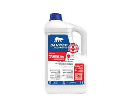 Sani gel med - igienizzante mani - 5 lt - Sanitec - 1036 - 8054633839430 - DMwebShop