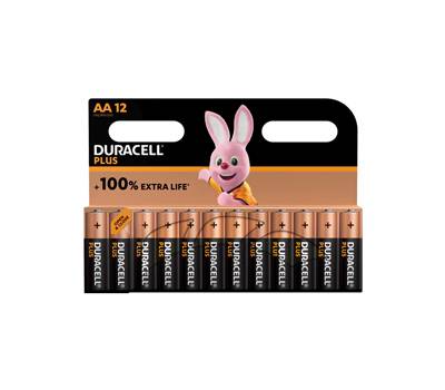 Blister 12 pile Stilo AA - Plus 100 - Duracell - DU0121 - DMwebShop