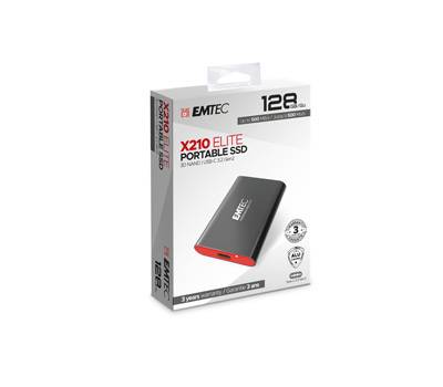 X210 External - 128 Gb - Emtec - ECSSD128GX210 - 3126170174710 - DMwebShop