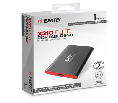 X210 External - 1024G - con cover protettiva - Emtec - ECSSD1TX210 - 3126170173782 - DMwebShop