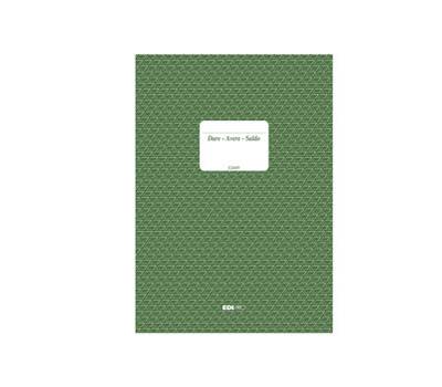 Registro dare-avere-saldo - 24 x 17 cm - 100 fogli - Edipro - E2689 - 8023328268909 - DMwebShop