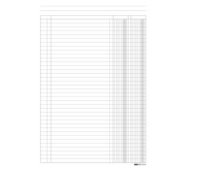 Registro a 2 colonne - 31 x 24 cm - 100 fogli - Edipro - E2763 - 8023328276300 - DMwebShop
